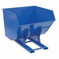 Vestil No Bump HD Hopper 4CbYd Blue D-400-HD-NB